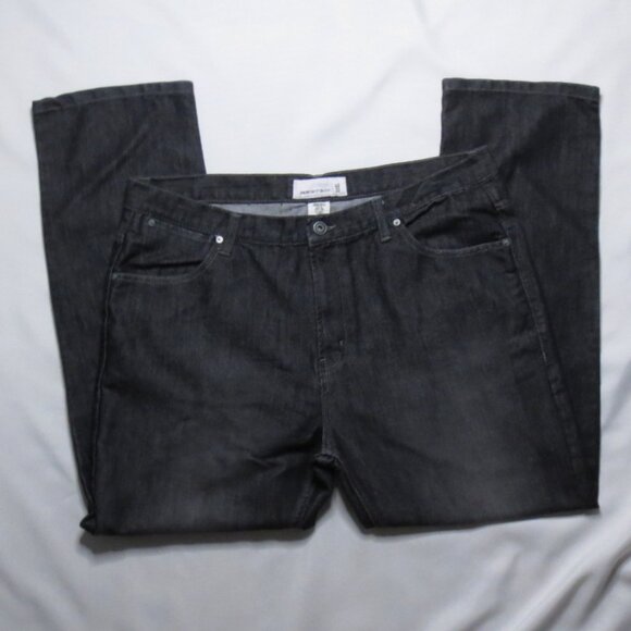 4/$14 PAPER DENIM & CLOTH mens JEANS dark gray DENIM black SIZE 42/32 - Picture 1 of 10